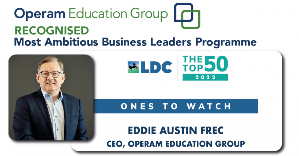 Eddie Austin named One To Watch in The LDC Top 50 - Operam Education Group
